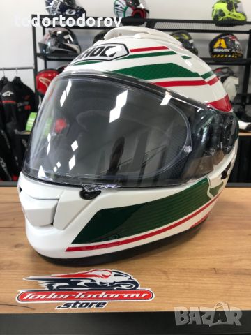 Mото каска SHOEI GT-AIR ,S 55-56 см.вградени очила,като нова,плака, снимка 1