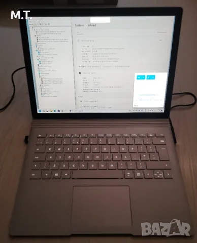 Microsoft Surface Book - Core i7 6600U - 8GB - 256GB Windows 11 Лаптоп, снимка 2 - Лаптопи за работа - 47882184