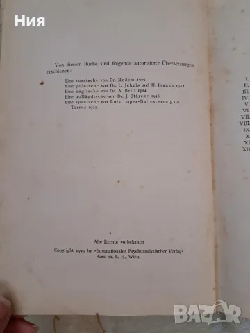 Зигмунд Фройд 1923 на немски език, снимка 3 - Чуждоезиково обучение, речници - 47086729