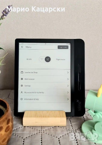 Четец за книги Kobo / Tolino vision 7" подсветка wifi Bluetooth , снимка 4 - Електронни четци - 52834809