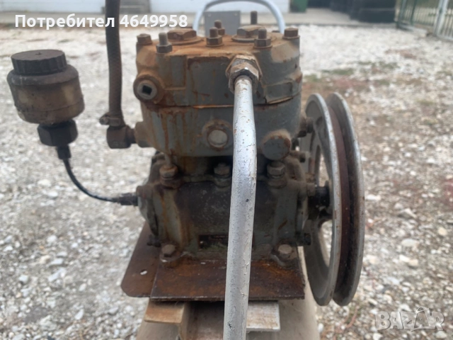 Продавам компресор за въздух 60л без ел мотор , снимка 6 - Други машини и части - 52444996