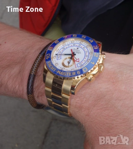 Rolex Yacht-Master II 44mm Yellow Gold White Dial Ceramic Automatic Различни Варианти, снимка 13 - Мъжки - 54047636