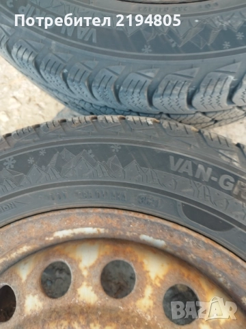  ДЖАНТИ С ГУМИ ЗА VW 195/60/16 C, снимка 5 - Гуми и джанти - 51624265