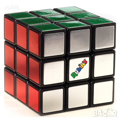 Оригинален куб на Рубик 3x3x3 Rubik's Metallic Cube, снимка 2 - Игри и пъзели - 44996562