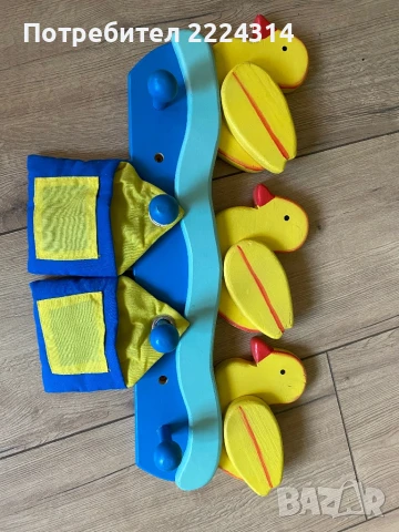 Дървена закачалка за стена, снимка 3 - Закачалки - 50998647