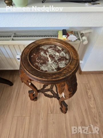 Стара масичка за цветя., снимка 5 - Антикварни и старинни предмети - 50829727