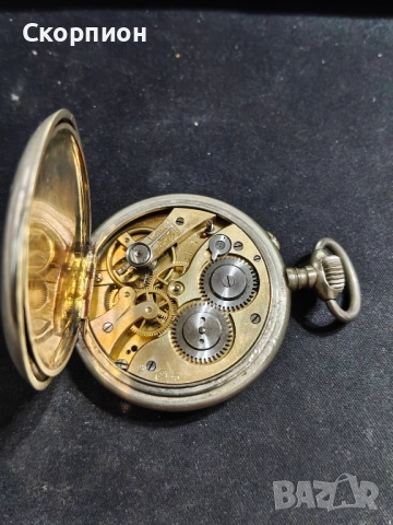 Швейцарски джобен часовник 1925г. - Класика в жанра - ПРОМОЦИЯ, снимка 15 - Джобни - 49241450