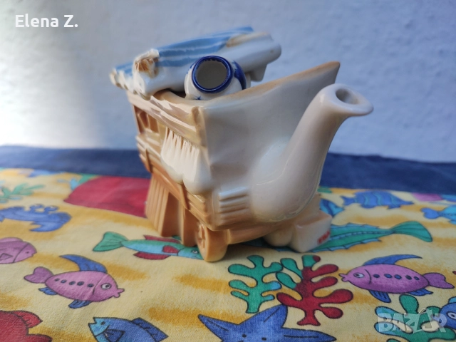 Винтидж чайник сергия за порцелан Paul Cardew, снимка 5 - Колекции - 52344471