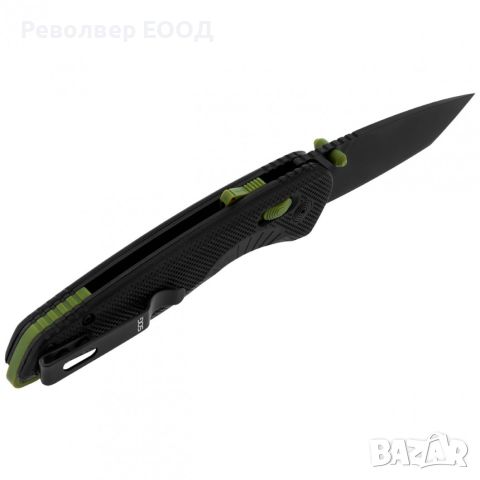 Сгъваем нож SOG Aegis AT Tanto, в цвят Black/Moss - 7,9 см, снимка 4 - Ножове - 45268221