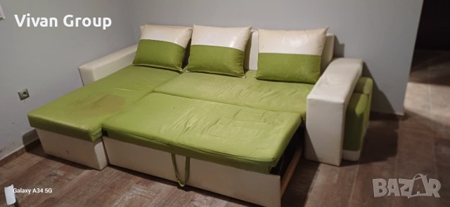 Ъглов диван 260/160, снимка 2 - Дивани и мека мебел - 53194671