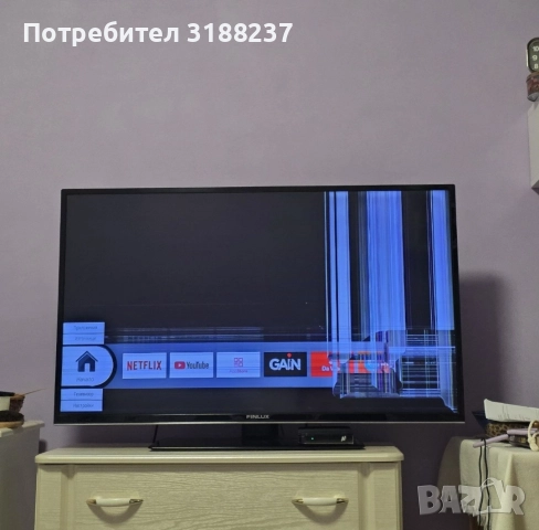 Смарт телевизор Finlux 43" с дистанционно управление, снимка 3 - Телевизори - 52848799