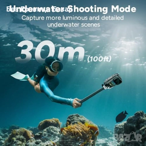 Нова SJCAM C300 4K екшън камера 40MP 6-осова стабилизация WiFi кейс, снимка 5 - Камери - 53842915