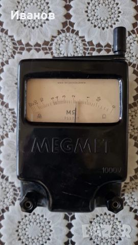 Мегаомметър Megmet 1000 V, снимка 1 - Друга електроника - 45870203