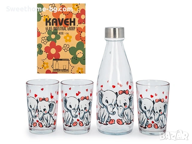 комплект бутилка с чашки