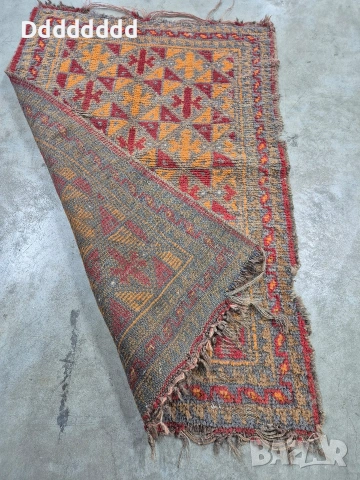 Стар молитвен Персийски килим, снимка 5 - Антикварни и старинни предмети - 53292847