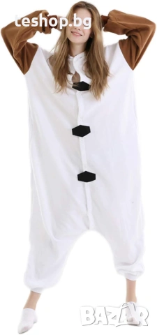 Костюм на Олаф, снежен човек, гащеризон за възрастни