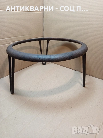 Стар Голям Ръчно Изработен Масивен Саджек Пиростия За Огнище. 4.400кг. НОМЕР 1708., снимка 2 - Антикварни и старинни предмети - 53818402