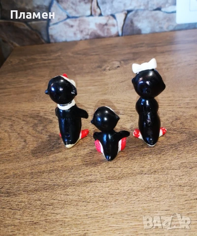 Ретро фигурки семейство пингвини, снимка 4 - Колекции - 50943865