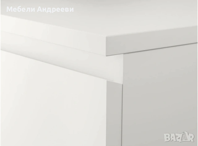 Нощно бяло шкафче Vicco 6029, снимка 7 - Шкафове - 53790617