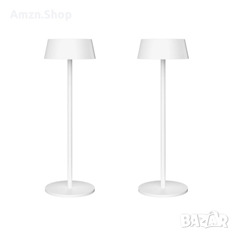 Димируема LED настолна лампа 2 броя , трапезна лампа за маса за кафе ресторант, снимка 11 - Настолни лампи - 51789789