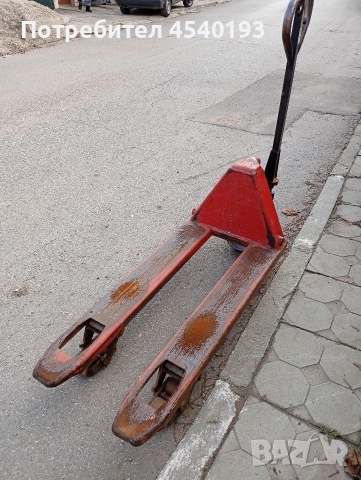 Палетна количка , снимка 2 - Подемници - 52771937