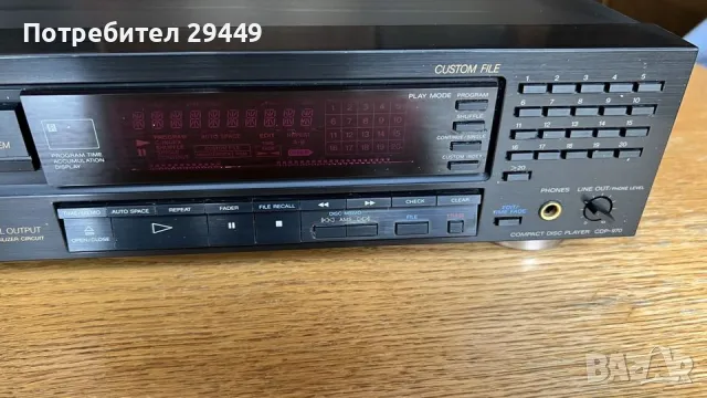 SONY CDP-970, снимка 3 - Декове - 47247802