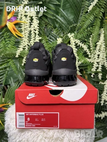 !НОВИ! Nike Air Vapormax Plus 'VM' | Triple Black | + КУТИЯ, снимка 6 - Маратонки - 54168046