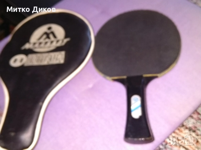 Маркова хилка с кожен калъф обратна страна трева Schildkrot Olympia Backside, снимка 8 - Тенис - 51515115