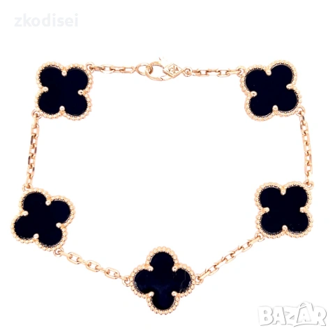 Златна дамска гривна Van Cleef 9,54гр. 18,0см. 14кр. проба:585 модел:37755-6