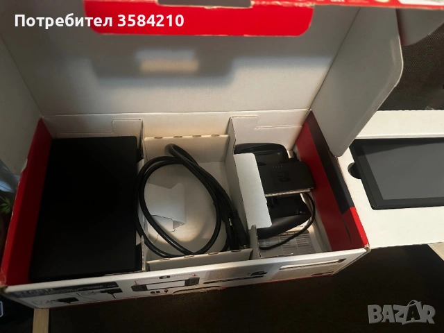 Nintendo Switch HAC-001(-01) + Zelda + калъф + аксесоари!, снимка 3 - Nintendo конзоли - 53406718