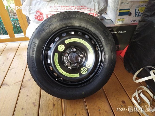 Mercedes W204 Резервна гума/ патерица / 16", снимка 14 - Гуми и джанти - 52842661