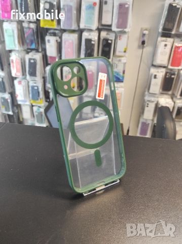 Apple iPhone 15 Силиконов кейс Mag Cover, снимка 2 - Калъфи, кейсове - 45994506