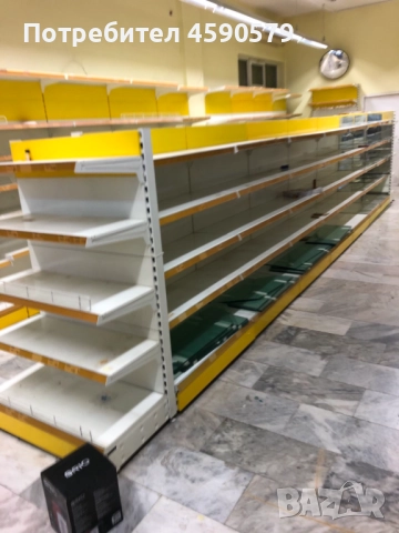 Търговско крайстенно и островно оборудване/стелажи/