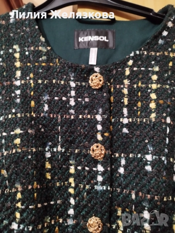 Ново дамско сако,Кензол,ХЛ, снимка 5 - Сака - 52674750