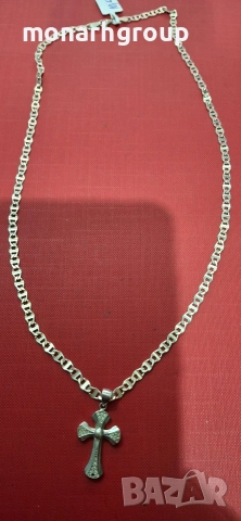 Сребърна верижка с висулка, снимка 2 - Колиета, медальони, синджири - 52808503