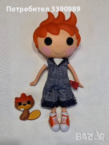 Голяма кукла Лалалупси Момченце с лунички Lalaloopsy 40 лв., снимка 2 - Кукли - 52183605