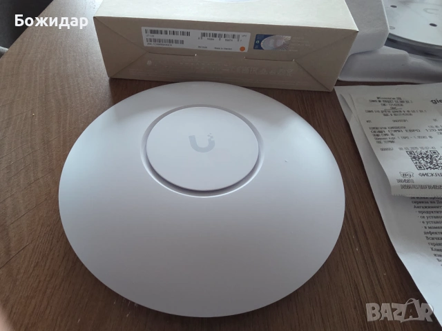 Продавам UniFi U7 Lite (Wi-Fi 7) – почти нов + PoE захранване подарък, снимка 2 - Рутери - 54068867