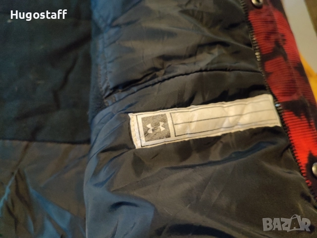 Мъжко топло Зимно Яке парка качулка Under Armour непромокаемо М, снимка 7 - Якета - 52496160