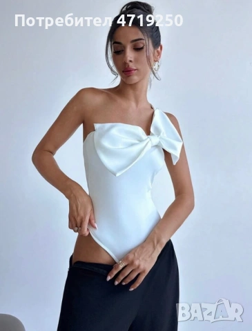 Бял потник с панделка , снимка 3 - Потници - 53232284