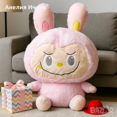 Labubu 80 см, снимка 4 - Плюшени играчки - 51068996