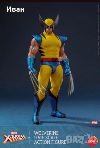 X-Men Wolverine Колекционерска фигура в мащаб 1/6 ОТ HOT TOYS , HONO STUDIO - МАРКА MARVEL