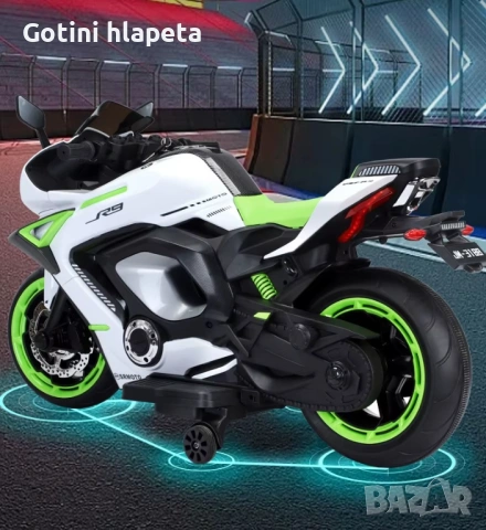 Акумулаторен Мотор big ninja 12V , MP3 плейър, снимка 6 - Детски велосипеди, триколки и коли - 53945236