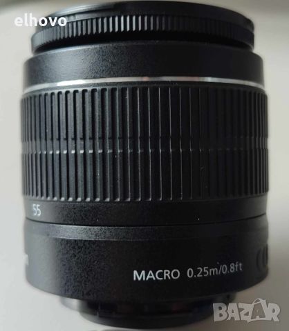 Обектив Canon Zoom Lens EF-S 18-55mm Ф58мм, снимка 5 - Обективи и филтри - 45351356