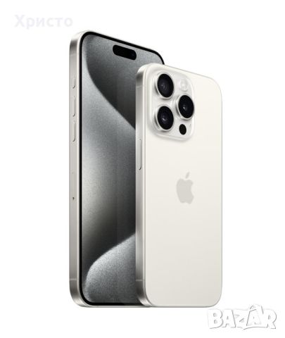 НОВ!!! Apple iPhone 15 Pro Max, 256GB, 5G, White Titanium, снимка 2 - Apple iPhone - 46420369