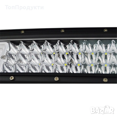 Мощен LED фар за автомобил подходящ за офроуд приключения LED BAR7 (324W, 53CM), снимка 4 - Аксесоари и консумативи - 53070386