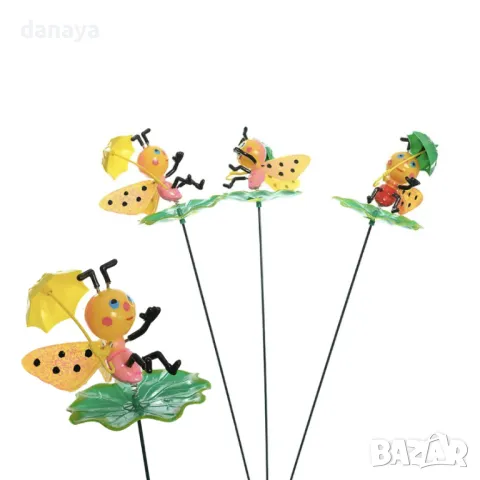 5872 Градинска декорация Животинче на пръчка, 40 см, снимка 2 - Градински мебели, декорация  - 50052757