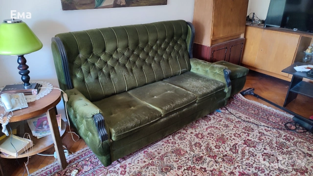 Мека мебел - тройка, двойка, кресло, табуретка, снимка 2 - Дивани и мека мебел - 54036046