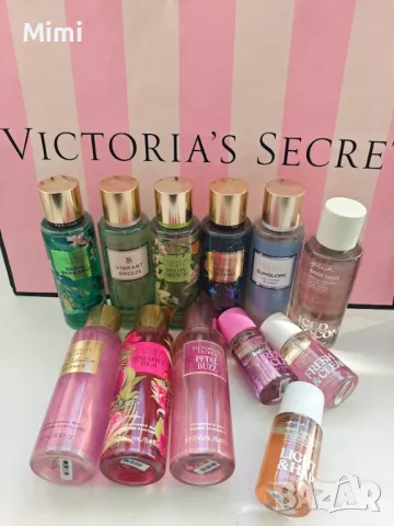 Victoria's Secret подаръчни комплекти, лосиони с блясък, спрейове, снимка 5 - Комплекти и лотове - 43314628