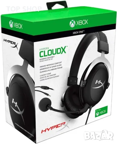 Оригинални геймърски слушалки HyperX CloudX-  Xbox Series , снимка 1 - Bluetooth слушалки - 48668234