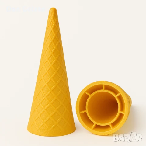 Вафлени фунийки за сладолед Конус Ø50, h 120, снимка 1